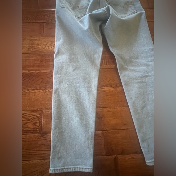 Levi's Jeans High Waist Straight Leg Light Blue Wash Size 29 - Picture 14 of 16